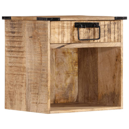 Sängbord Nattduksbord Trä 40x30x37 cm massivt mangoträ