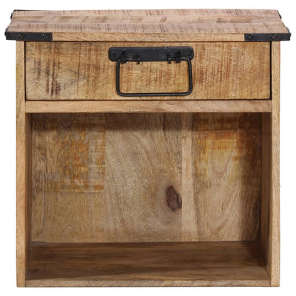 Sängbord Nattduksbord Trä 40x30x37 cm massivt mangoträ