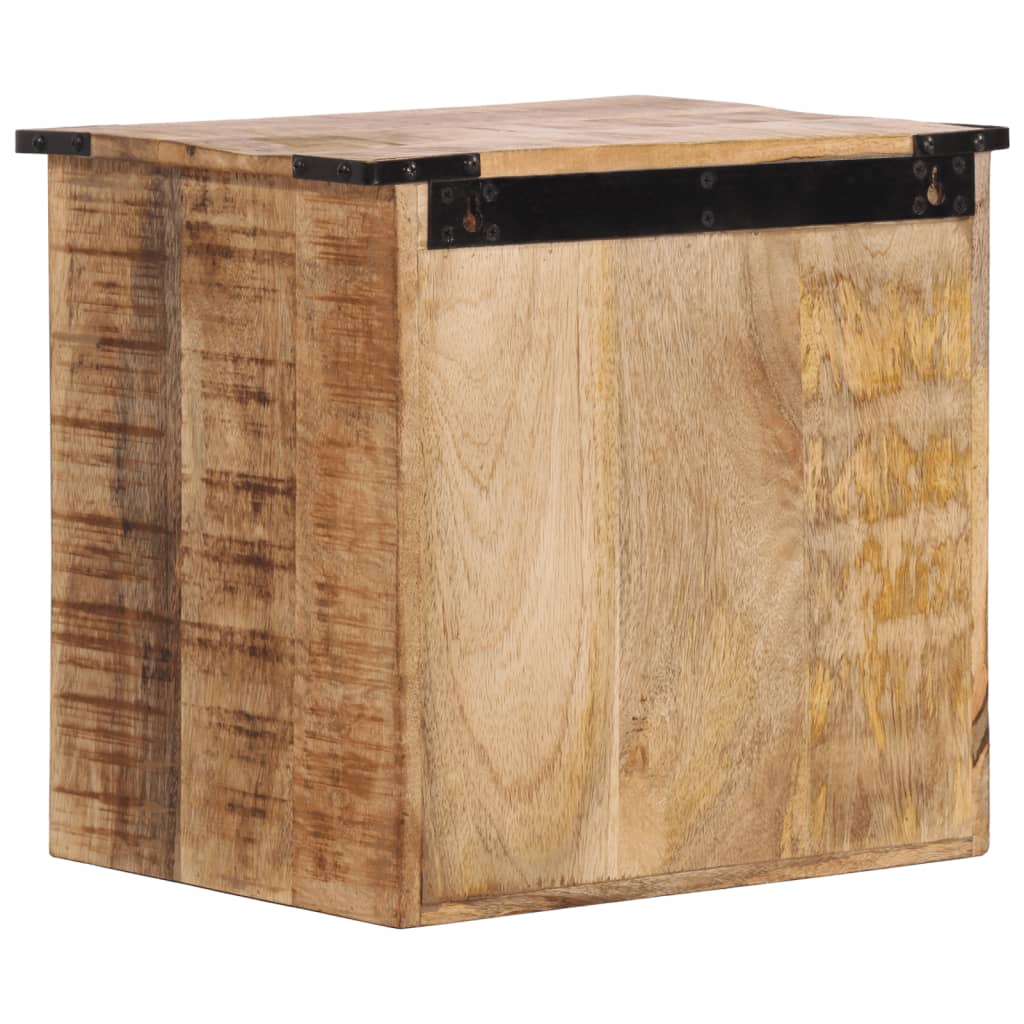 Sängbord Nattduksbord Trä 40x30x37 cm massivt mangoträ