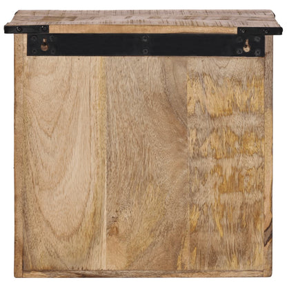 Sängbord Nattduksbord Trä 40x30x37 cm massivt mangoträ