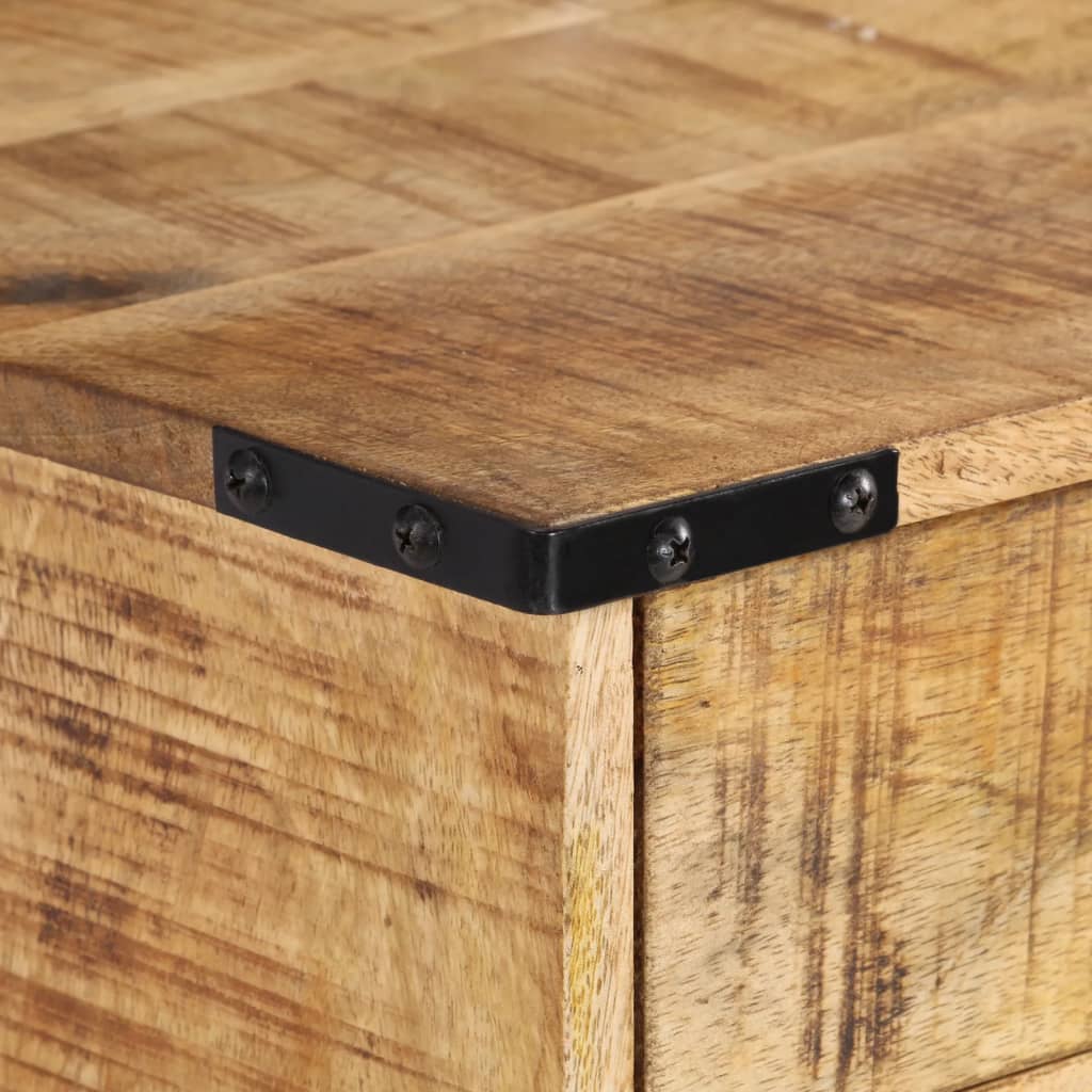 Sängbord Nattduksbord Trä 40x30x37 cm massivt mangoträ