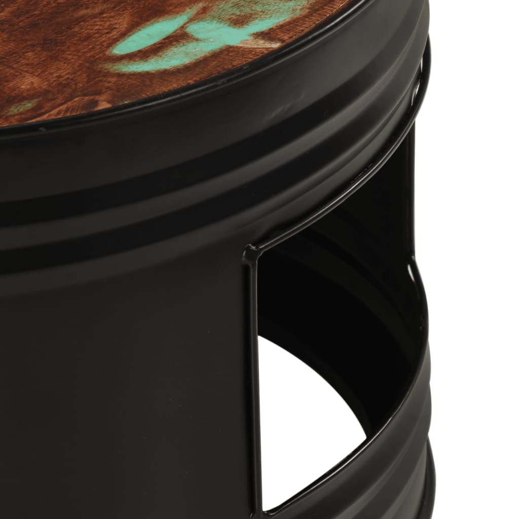 Soffbord DIV. 3 st trumma massivt återvunnet trä