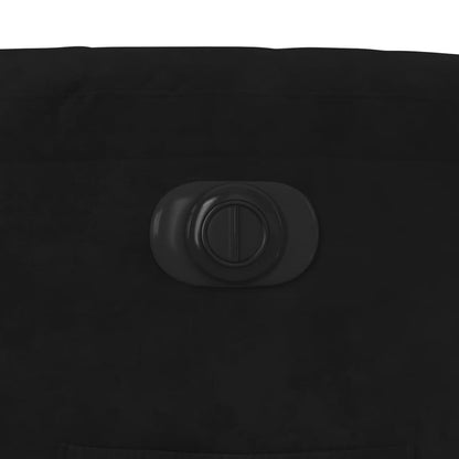 Elektrisk Fåtölj Svart Reclinerfåtölj sammet