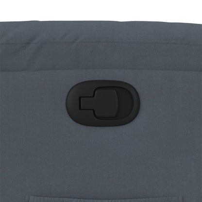 Fåtölj Mörkgrå Reclinerfåtölj med uppresningshjälp sammet