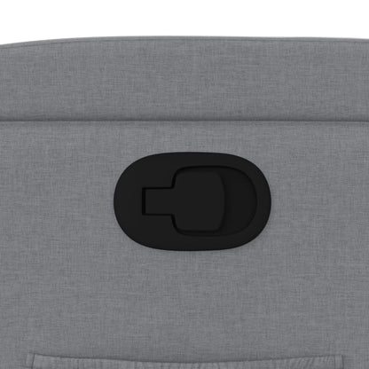 Fåtölj ljusgrå tyg