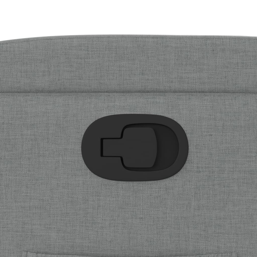 Fåtölj ljusgrå tyg