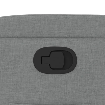 Fåtölj ljusgrå tyg