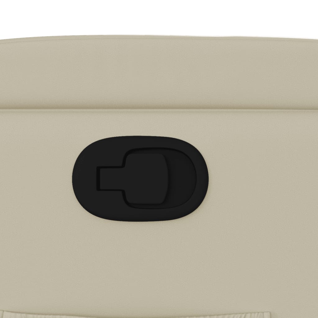 Fåtölj Kräm konstläder