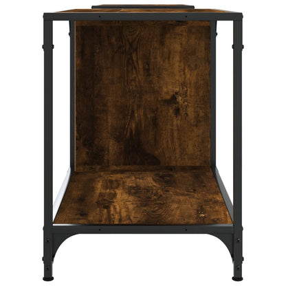 TV-Möbel Rökfärgad Ek TV-Bänk 203x37x50 cm