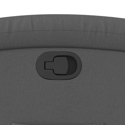 Fåtölj Mörkgrå Reclinerfåtölj tyg