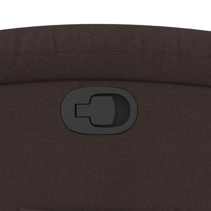 Fåtölj Brun Mörkbrun Reclinerfåtölj tyg