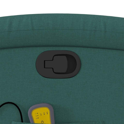 Elektrisk Massagefåtölj Grön Mörkgrön tyg