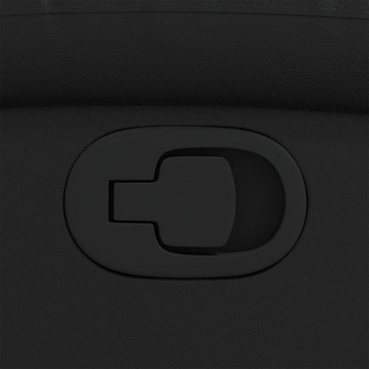 Fåtölj Svart Reclinerfåtölj konstläder