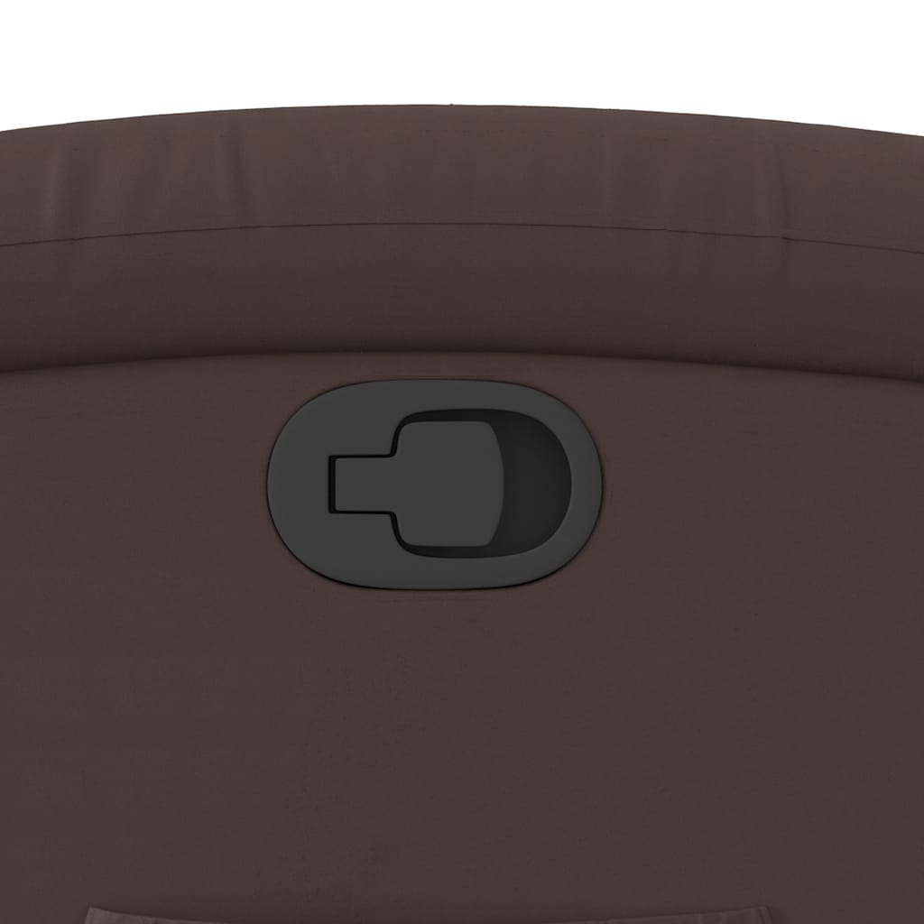 Fåtölj Brun Reclinerfåtölj konstläder