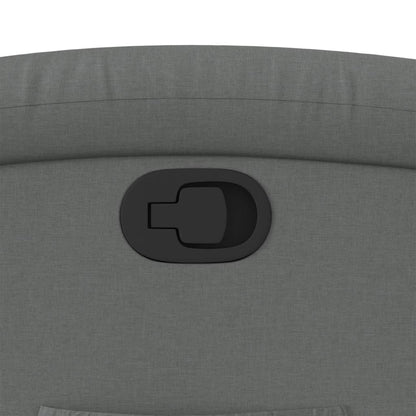 Fåtölj mörkgrå tyg