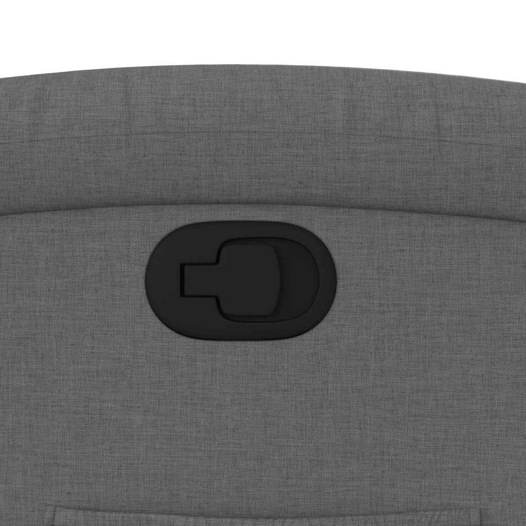 Fåtölj mörkgrå tyg