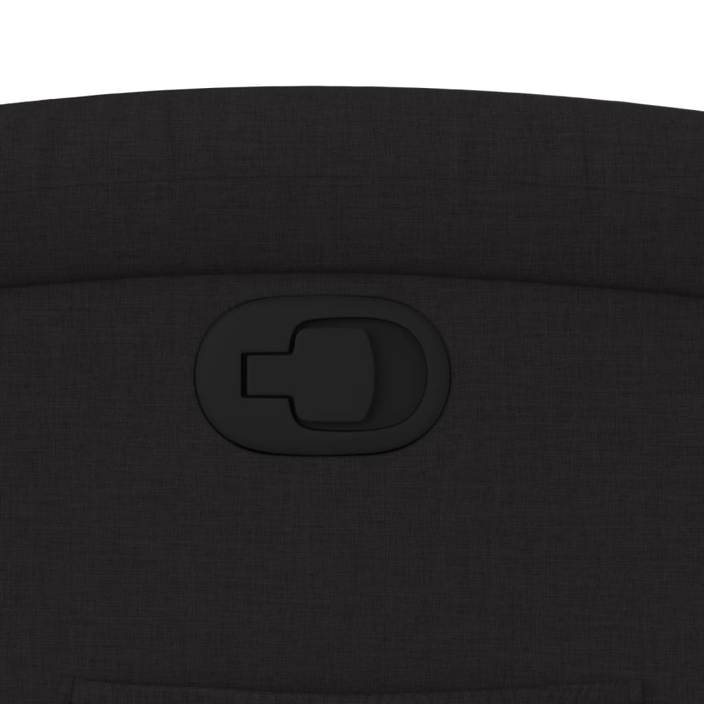 Fåtölj Svart Reclinerfåtölj tyg