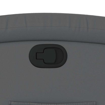 Fåtölj Grå Reclinerfåtölj konstläder