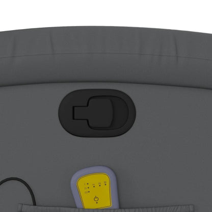 Elektrisk Massagefåtölj Grå konstläder