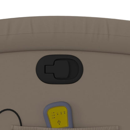 Elektrisk Massagefåtölj Cappuccino konstläder