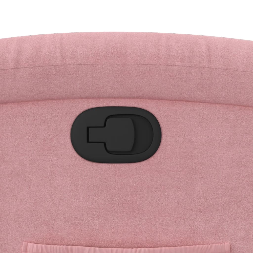 Fåtölj Rosa Reclinerfåtölj sammet