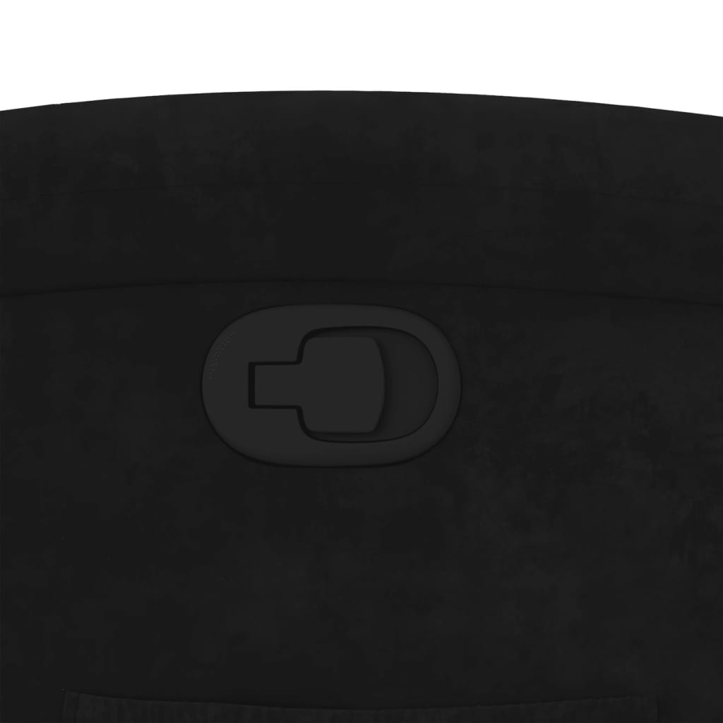 Fåtölj Svart Reclinerfåtölj sammet