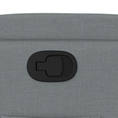 Fåtölj Ljusgrå Reclinerfåtölj tyg