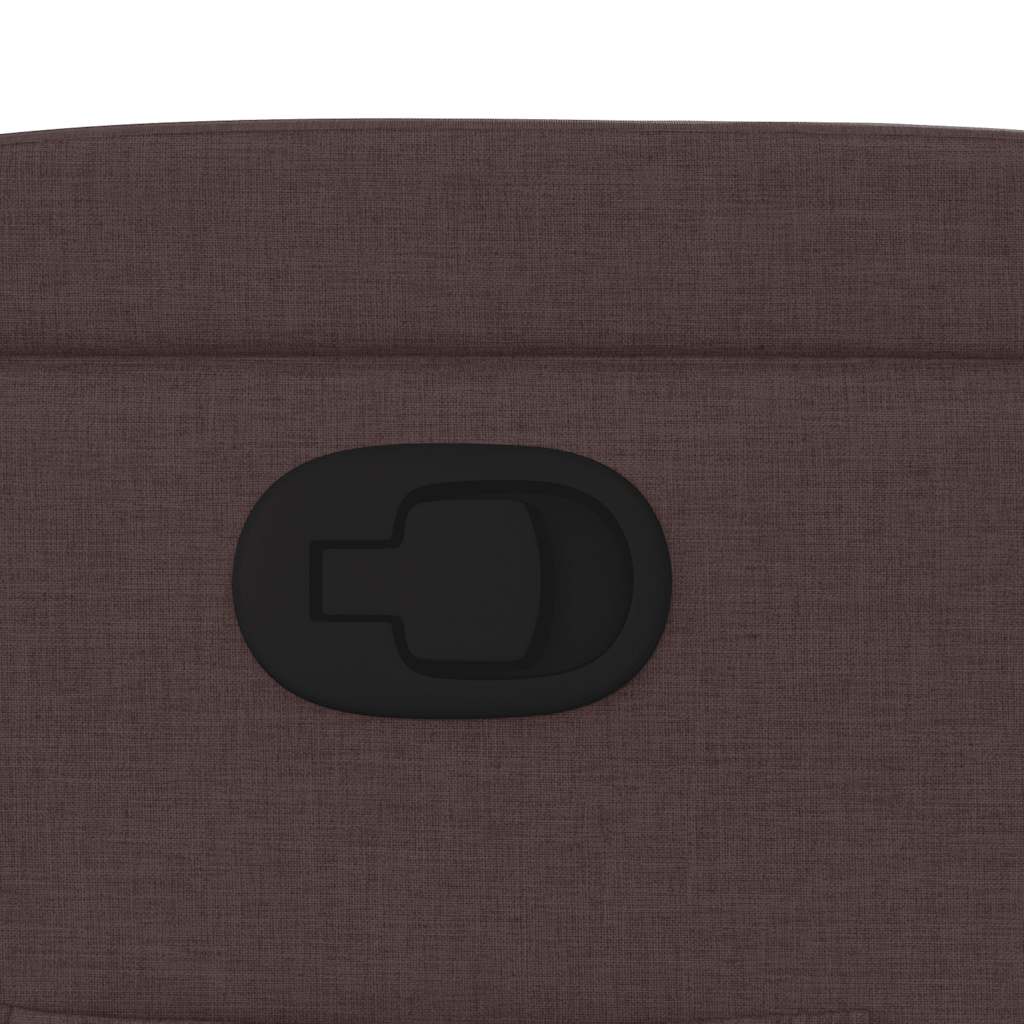 Fåtölj Brun Mörkbrun Reclinerfåtölj tyg