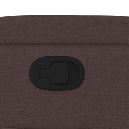 Fåtölj Brun Mörkbrun Reclinerfåtölj tyg