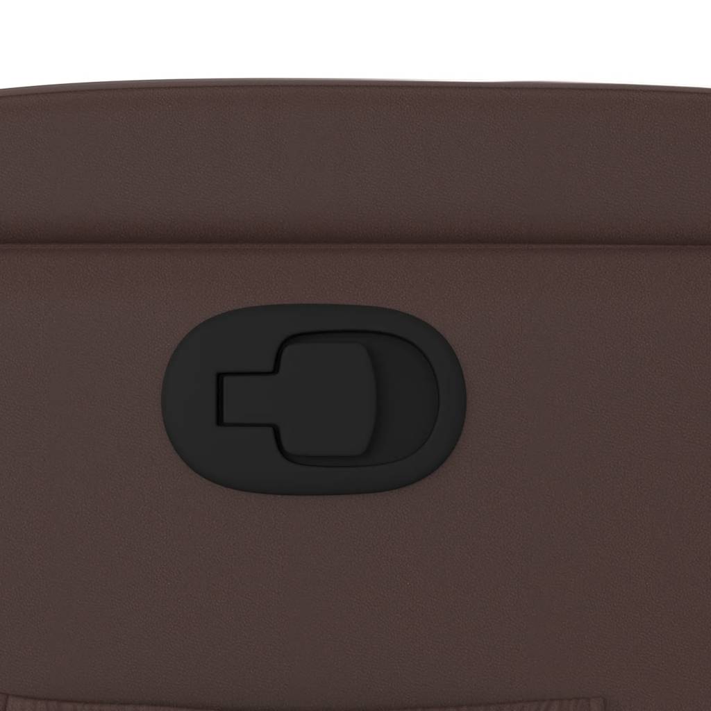 Fåtölj Brun Reclinerfåtölj konstläder