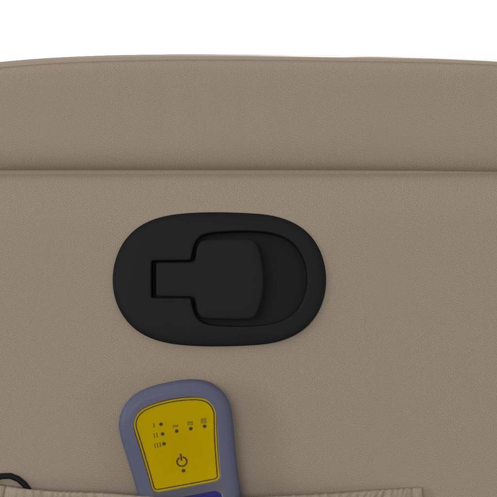 Elektrisk Massagefåtölj Cappuccino konstläder