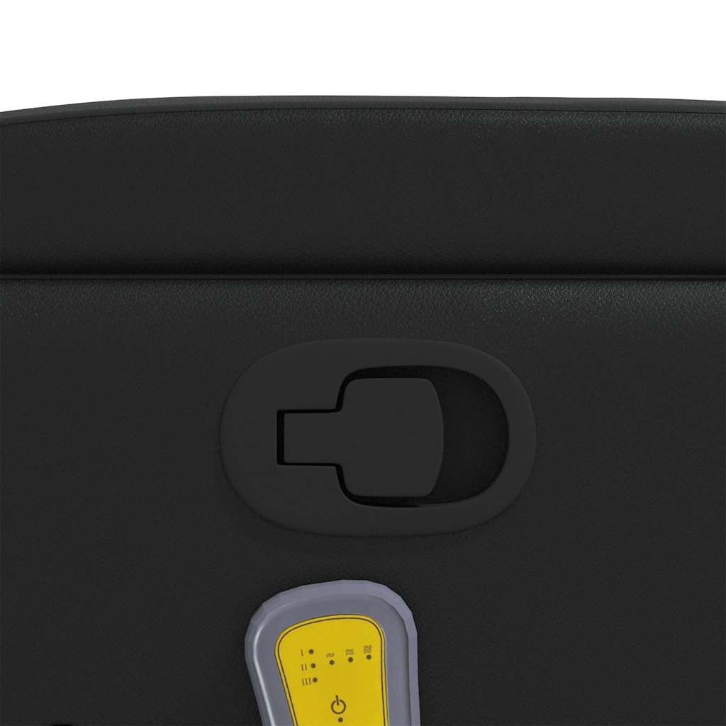 Elektrisk Massagefåtölj Svart konstläder