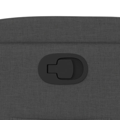 Fåtölj mörkgrå tyg