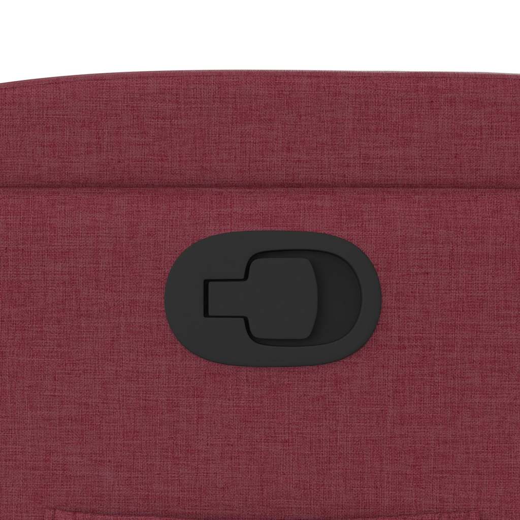 Fåtölj Vinröd Reclinerfåtölj tyg