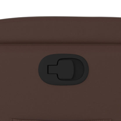 Fåtölj Brun Reclinerfåtölj konstläder