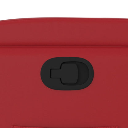 Fåtölj Röd Reclinerfåtölj konstläder