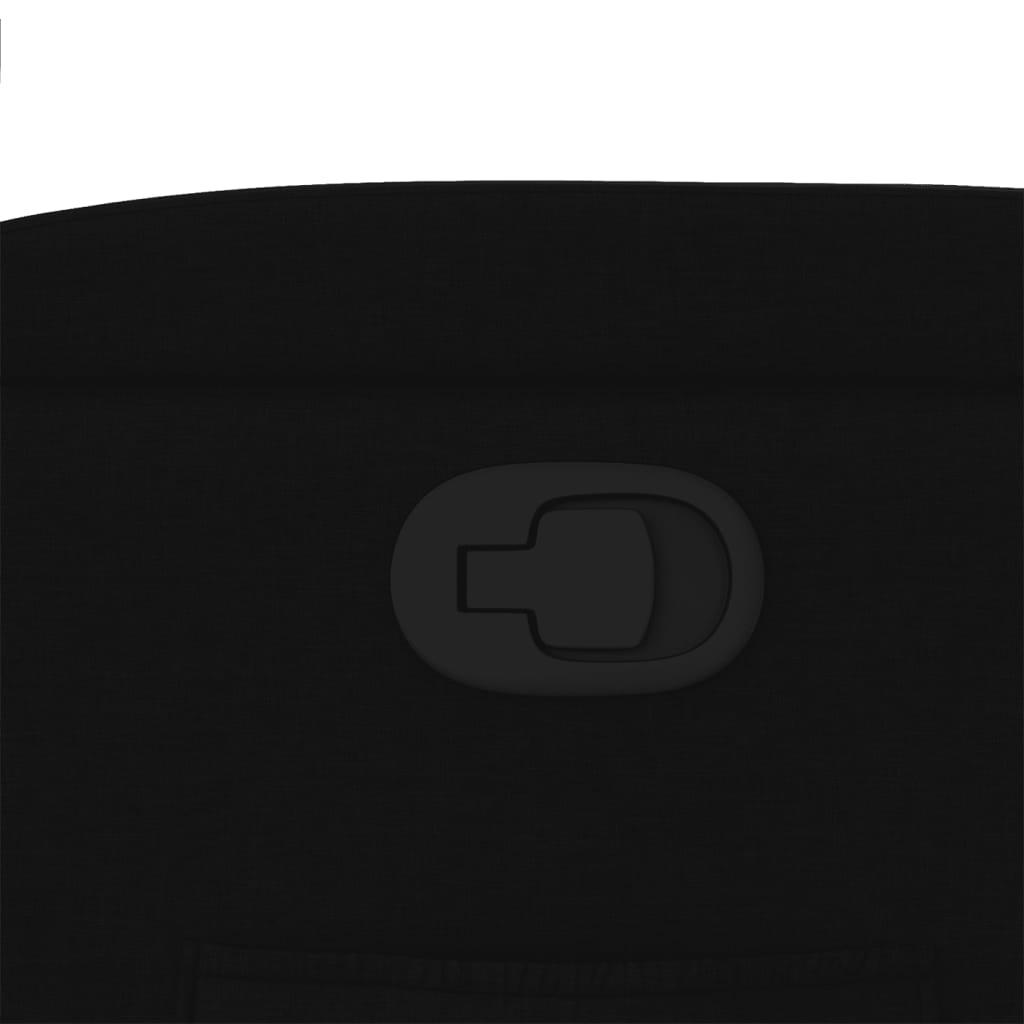 Fåtölj Svart Reclinerfåtölj tyg