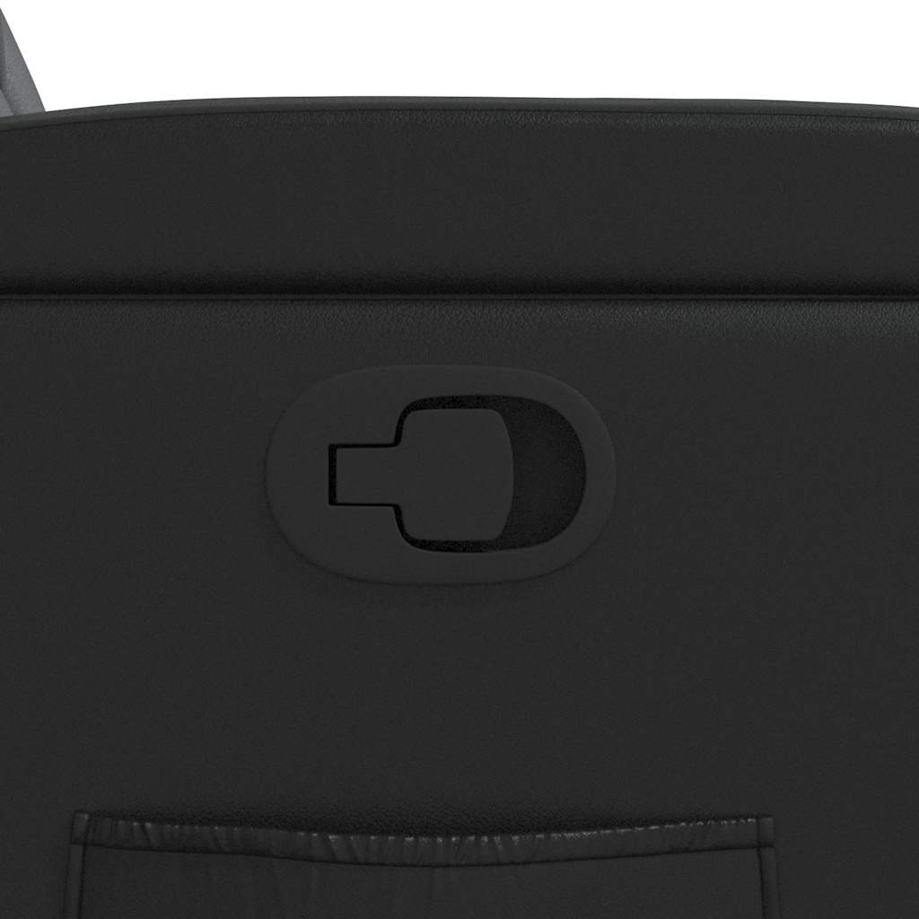 Fåtölj Svart Reclinerfåtölj konstläder