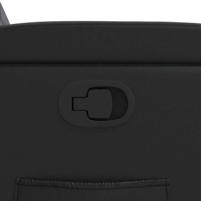 Fåtölj Svart Reclinerfåtölj konstläder