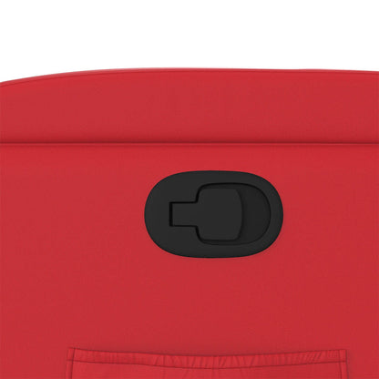 Fåtölj Röd Reclinerfåtölj konstläder