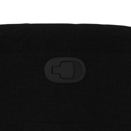 Fåtölj Svart Reclinerfåtölj tyg