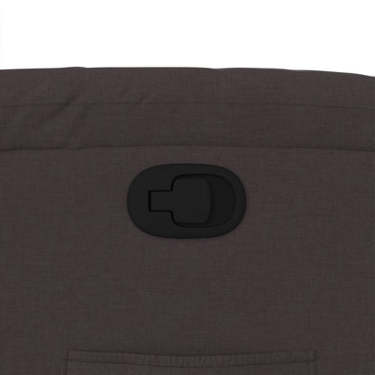 Fåtölj Brun Mörkbrun Reclinerfåtölj tyg