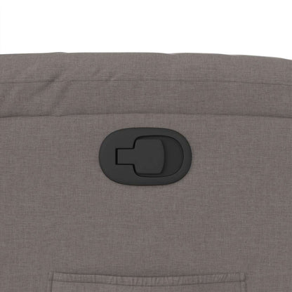 Fåtölj Taupe Reclinerfåtölj tyg