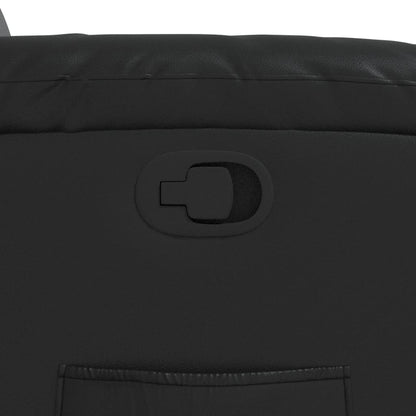 Fåtölj Svart Reclinerfåtölj konstläder