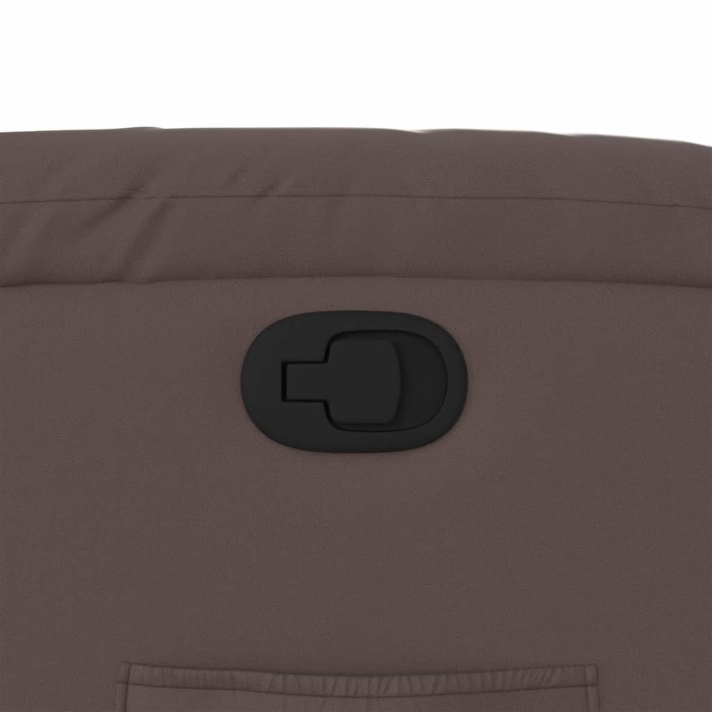 Fåtölj Brun Reclinerfåtölj konstläder