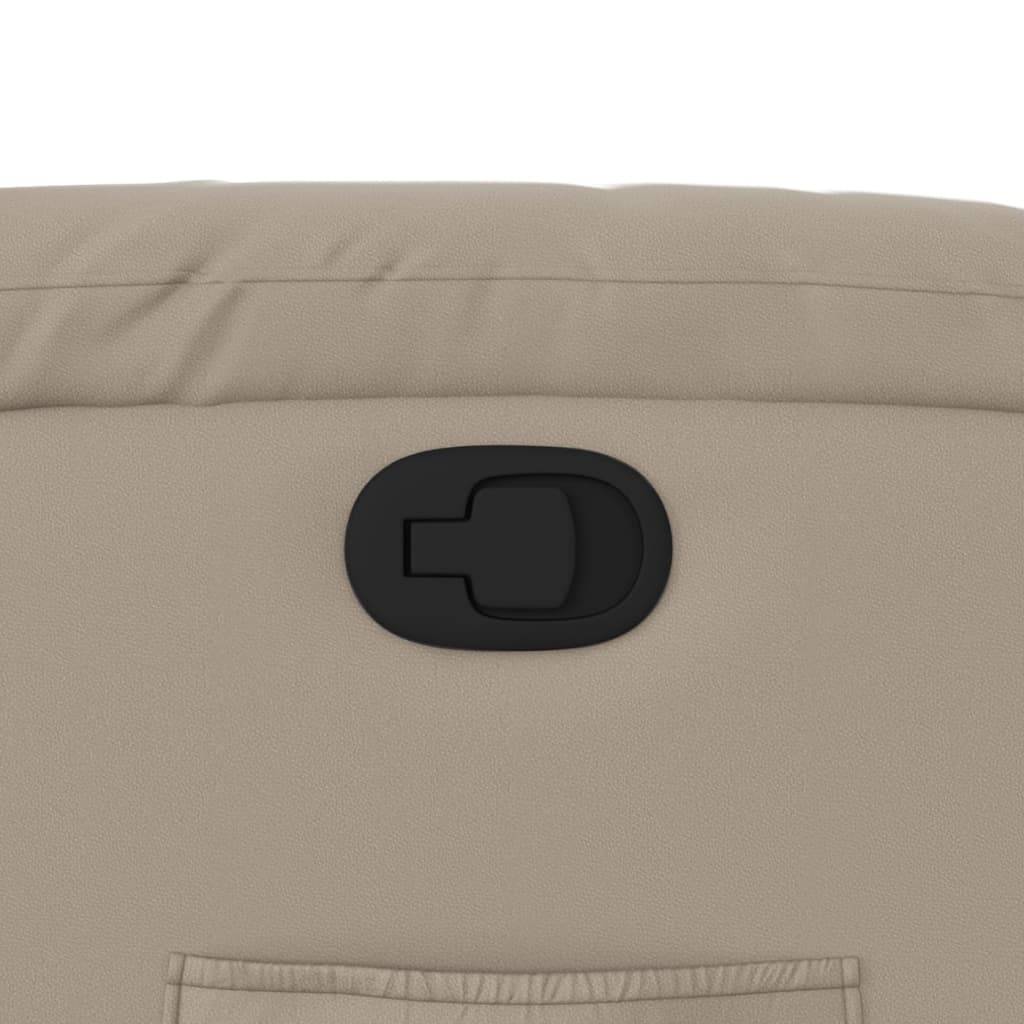 Fåtölj Cappuccino Reclinerfåtölj konstläder