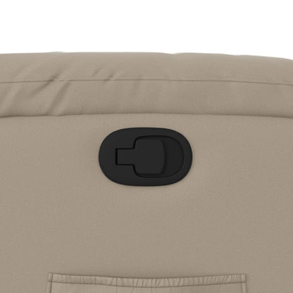 Fåtölj Cappuccino Reclinerfåtölj konstläder