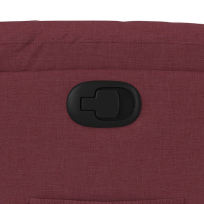 Fåtölj Vinröd Reclinerfåtölj tyg