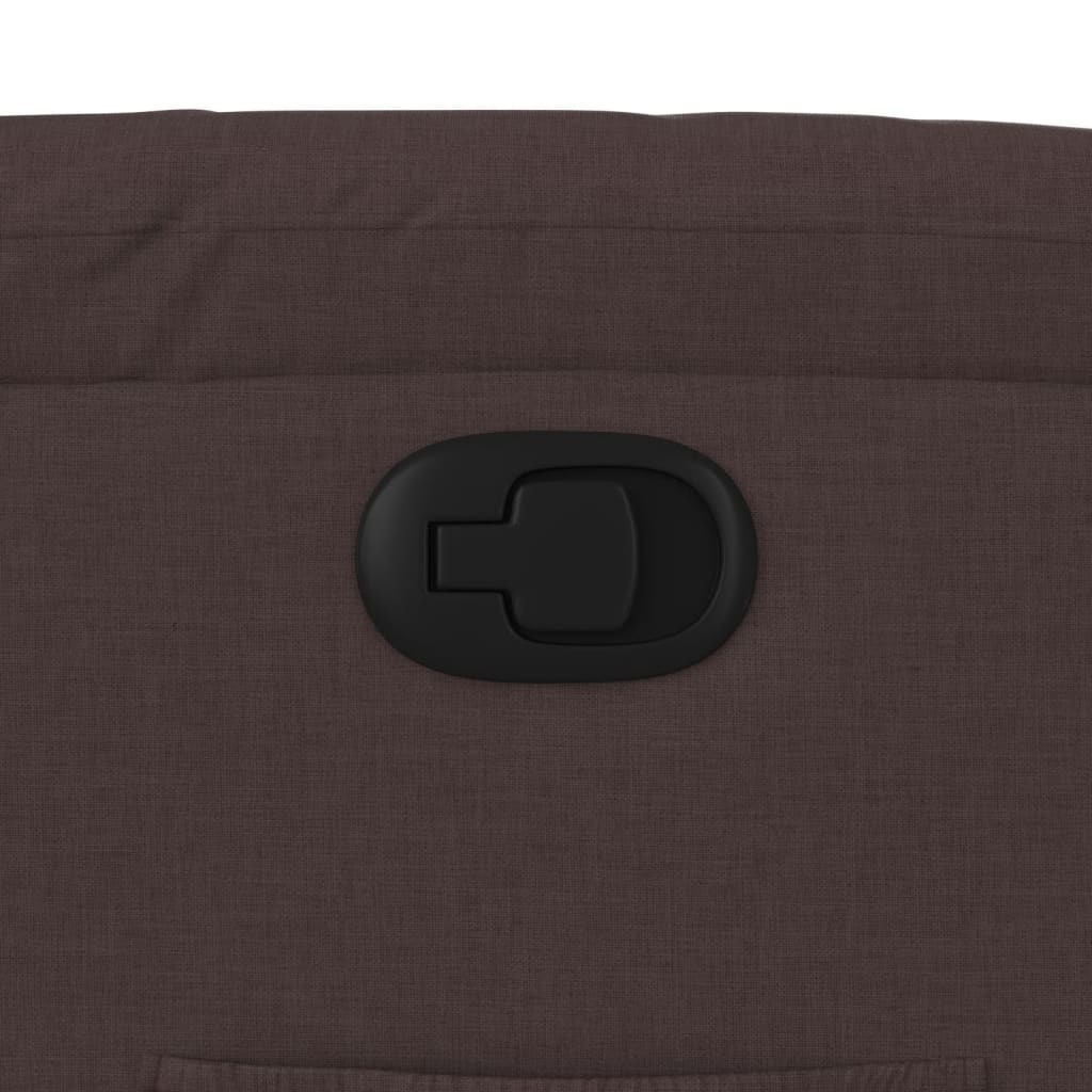 Fåtölj Brun Mörkbrun Reclinerfåtölj tyg