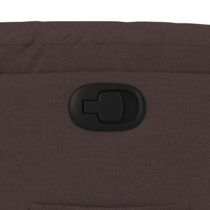 Fåtölj Brun Mörkbrun Reclinerfåtölj tyg